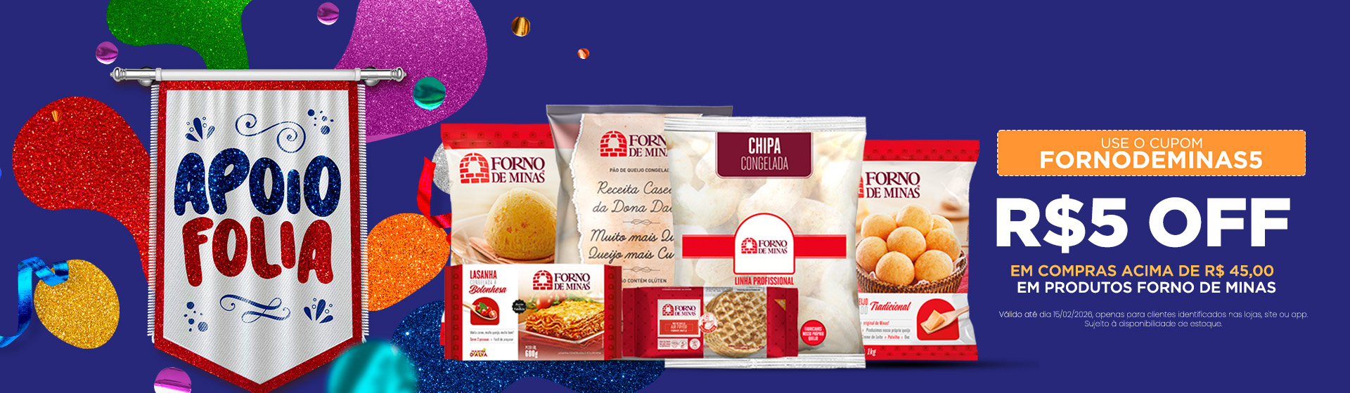 cupom forno de minas 15/2